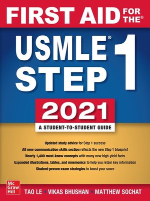 cover image of First Aid for the USMLE Step 1 2021